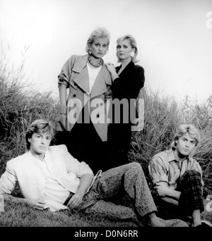 BUCKS FIZZ Promotional photo of UK pop group about 1981. See Description below for names. Stock Photo