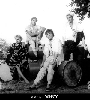 BUCKS FIZZ Promotional photo of UK pop group about 1981. See Description below for names. Stock Photo