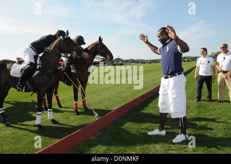 Dwayne Wade Bridgehamption Polo Classic Bridgehampton, New York - 28.08.10 Stock Photo