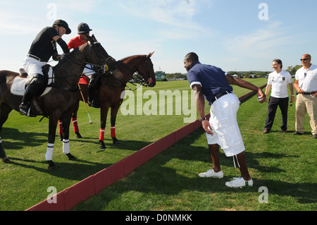 Dwayne Wade Bridgehamption Polo Classic Bridgehampton, New York - 28.08.10 Stock Photo