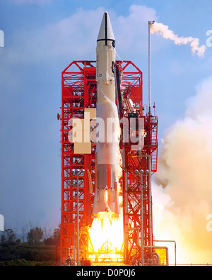 Launch of Surveyor 1 Stock Photo