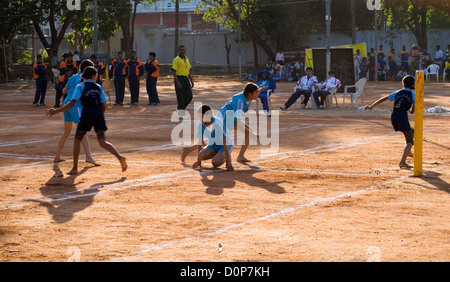 Playing Kho Kho at Coimbatore, Tamil Nadu,India Stock Photo - Alamy