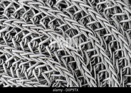 close up gray knitted pullover background Stock Photo