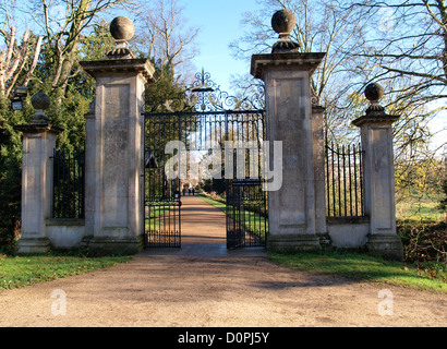 Entrance to Clare College, Cambridge, UK Stock Photo