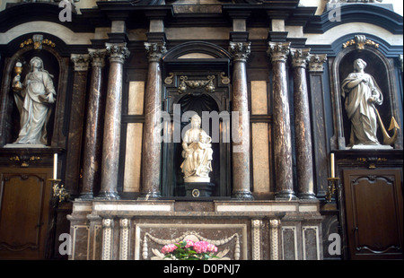 Michelangelo.s Madonna and Child in the 1504 Church of our Lady Bruge Belgium Stock Photo