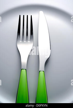 fork knife Stock Photo