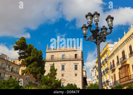 Plaza de la Reina - Valencia Spain Stock Photo