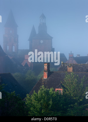 Collonges-la-Rouge, Corrèze, the Limousin, France Stock Photo