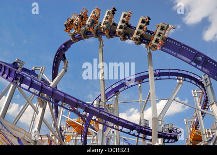 Roller coaster Stock Photo