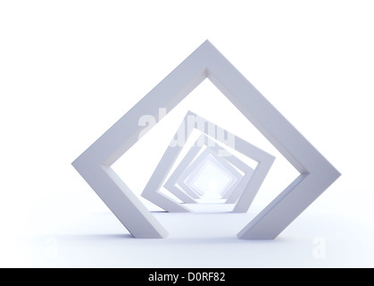 Abstract 3d structures Stock Photo