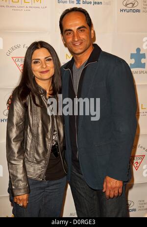 Navid Negahban at arrivals for Autism Speaks Blue Tie - Blue Jean Ball, The Beverly Hilton Hotel, Beverly Hills, CA November 29, 2012. Photo By: Emiley Schweich/Everett Collection/Alamy live news. USA. Stock Photo