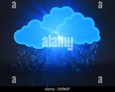 Share. Cloud Computing Concept. 3D render illustration Stock Photo - Alamy