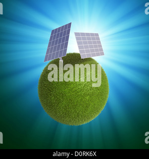solar energy concept Stock Photo