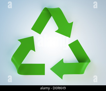 recycling symbol Stock Photo