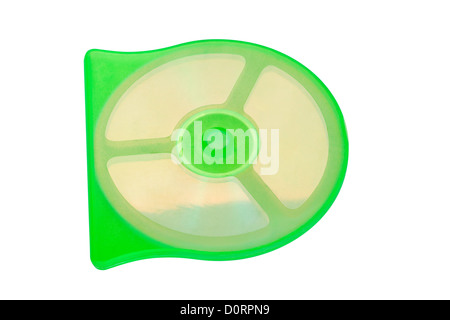 Close-up of a compact disc in a CD case Stock Photo