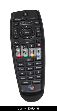 British Telecom BT Vision television remote control Circa 2011. Stock Photo