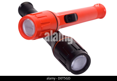 Close-up of flashlights Stock Photo