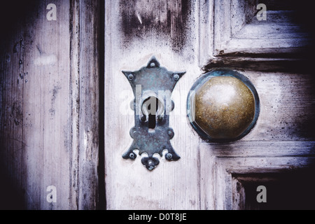 Old keyhole Stock Photo