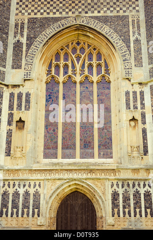 St Edmund's Church in Southwold. One of Suffolk's finest medieval churches. Stock Photo