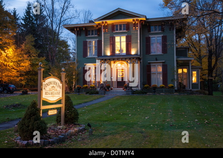 Landmark Inn, Bed and Breakfast, Cooperstown, NY Stock Photo