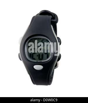 Modern design of the digital panel wristwatch Stock Photo