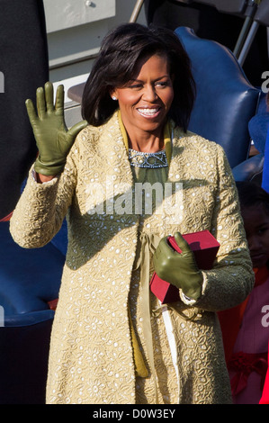 The Inauguration of President Barack Obama, January 20, 2009. Michelle Obama attends. Stock Photo
