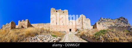 Old fort in Corinth, Greece Stock Photo