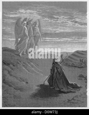 Abraham and the Three Angels Stock Photo