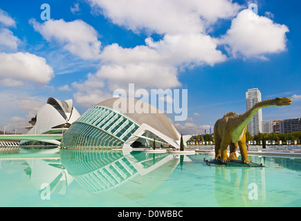City of Arts and Sciences - Valencia Spain Stock Photo