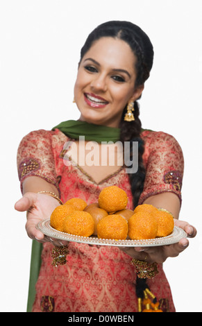Image result for pic of a plate of laddus