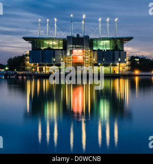Lisbon Oceanarium in the Park of Nations, Portugal Stock Photo