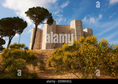 The medieval castle Castel del Monte (Castle of the Mount)  Apulia, Italy Stock Photo