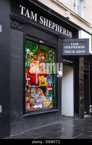 The famous Tam Shepherds joke shop in Glasgow
