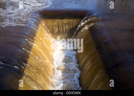 Opening to the underground drainage system Stock Photo