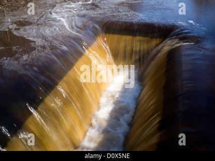 Drop inlet into the drainage system Stock Photo