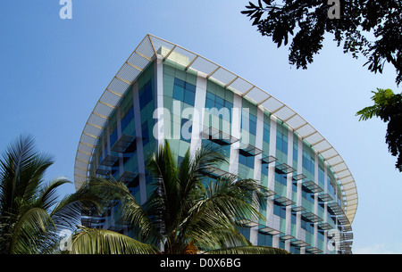 Infosys campus in Kerala India on Trivandrum city built on the shape of a ship Stock Photo