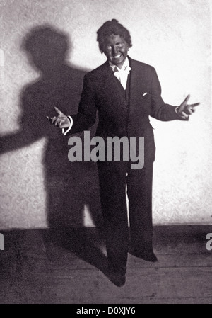 Eva Braun, Al Jolson, Braun, dressed up, Jazz singer, blackface, makeup, Adolf Hitler, Munich, Germany, 1937, wife, mistress Stock Photo
