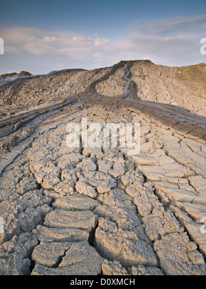 Azerbaijan, East, Asia, Caucasus, Quobustan, mud volcano, dry, Rissem, mud, slime, slushy, mud hole, mud holes, volcano, geology Stock Photo