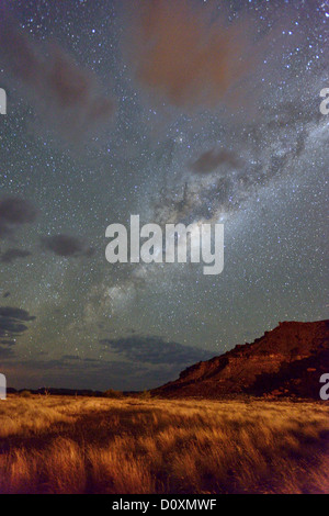 Africa, Namibia, Damaraland, Twyfelfontein, UNESCO, World Heritage, Site, Stars, Night Sky, sky, stars, starlit, spangled sky, Stock Photo