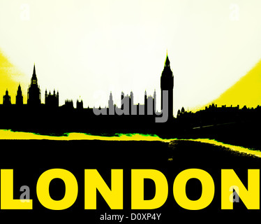 GB - LONDON: London Graphic Design Stock Photo