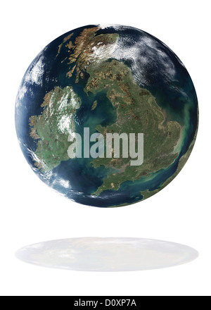 Great Britain on the Earth Stock Photo