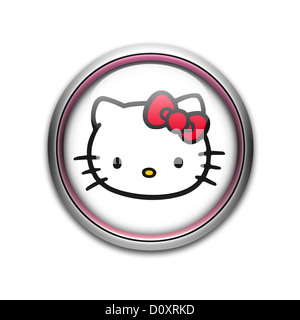 Hello Kitty logo and symbol, meaning, history, PNG