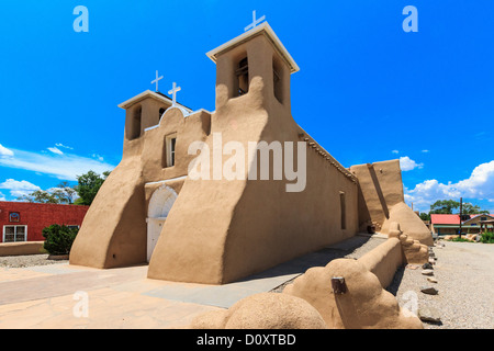 San Francisco de Asis, Mission, Church, Ranchos de Taos, Stock Photo