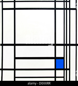 Netherlands Painting  Piet Mondriaan Mondrian  (1872 - 1944)  Composition with lines and Colour III Stock Photo
