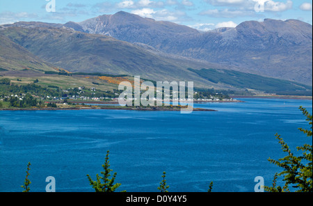 LOCH TORRIDON AND TORRIDON VILLAGE WEST COAST OF SCOTLAND Stock Photo
