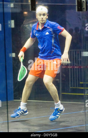 Men Finals of Cathay Pacific Sun Hung Kai Financial Hong Kong Squash Open 2012. Ramy Ashour vs James Willstrop, Ramy Ashour claimed the women's title. Hong Kong, Dec 2, 2012. Stock Photo