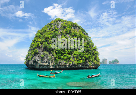 Uninhabited island Stock Photo