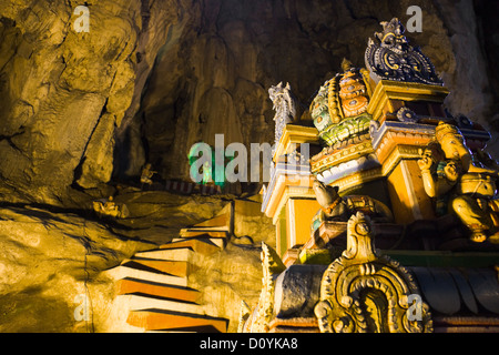 Statue of hindu god at Batu caves Stock Photo