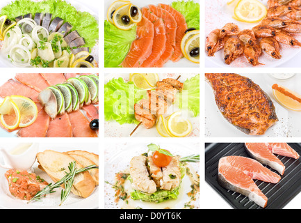 Fish set Stock Photo