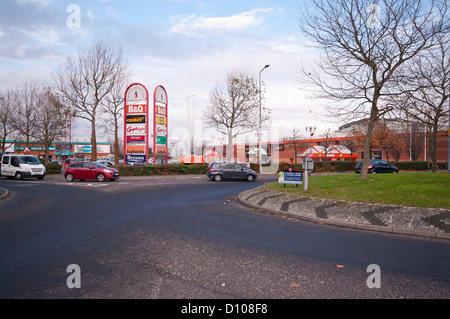 Imperial Retail Park Gravesend Kent UK Stock Photo